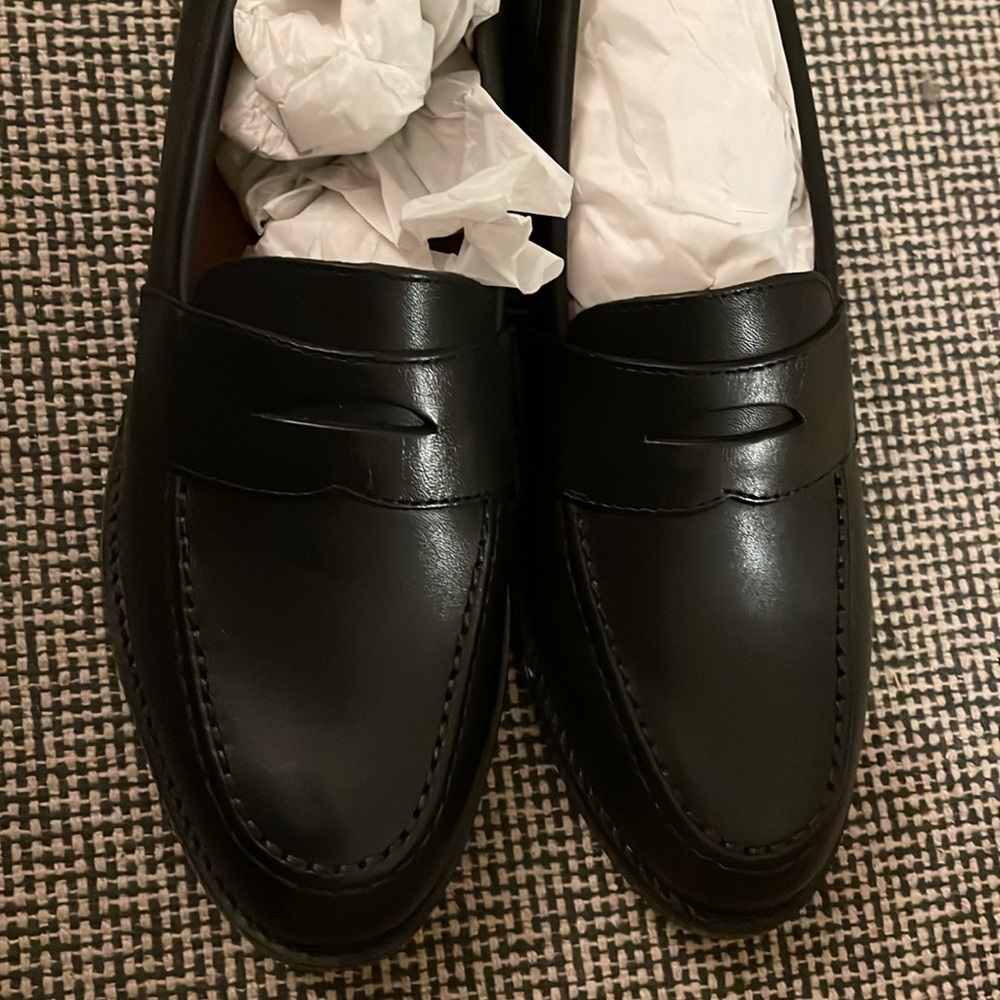 J.Crew by black loafers